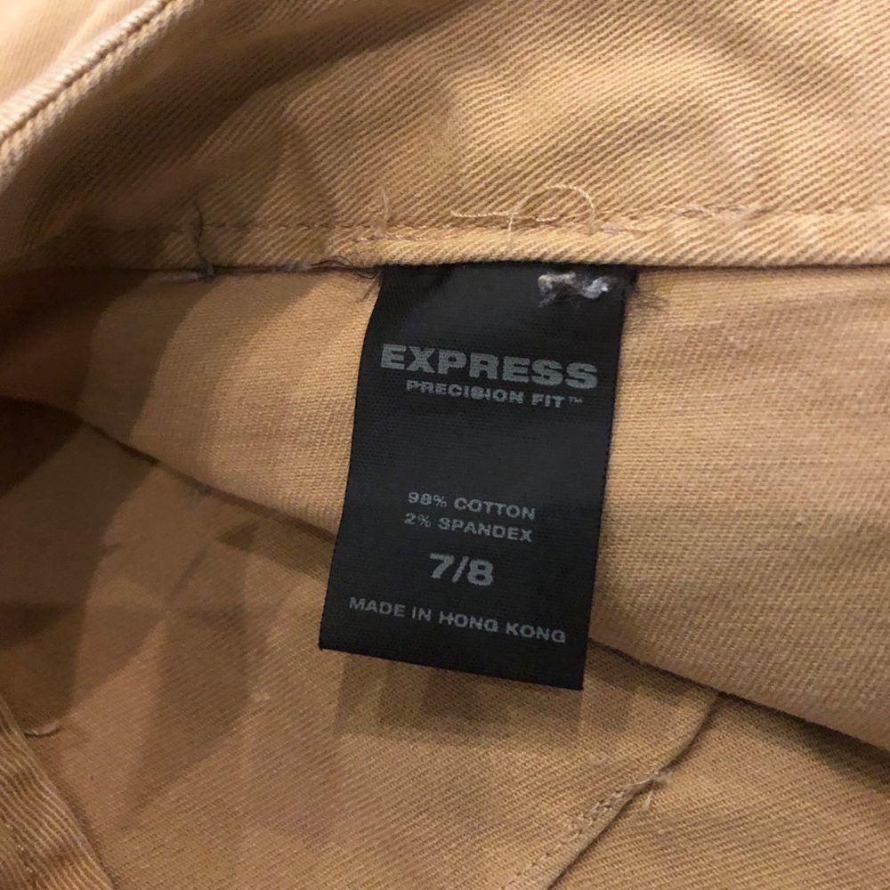 Express Vintage Khaki Jeans Sz. 7/8 - Picture 4 of 4